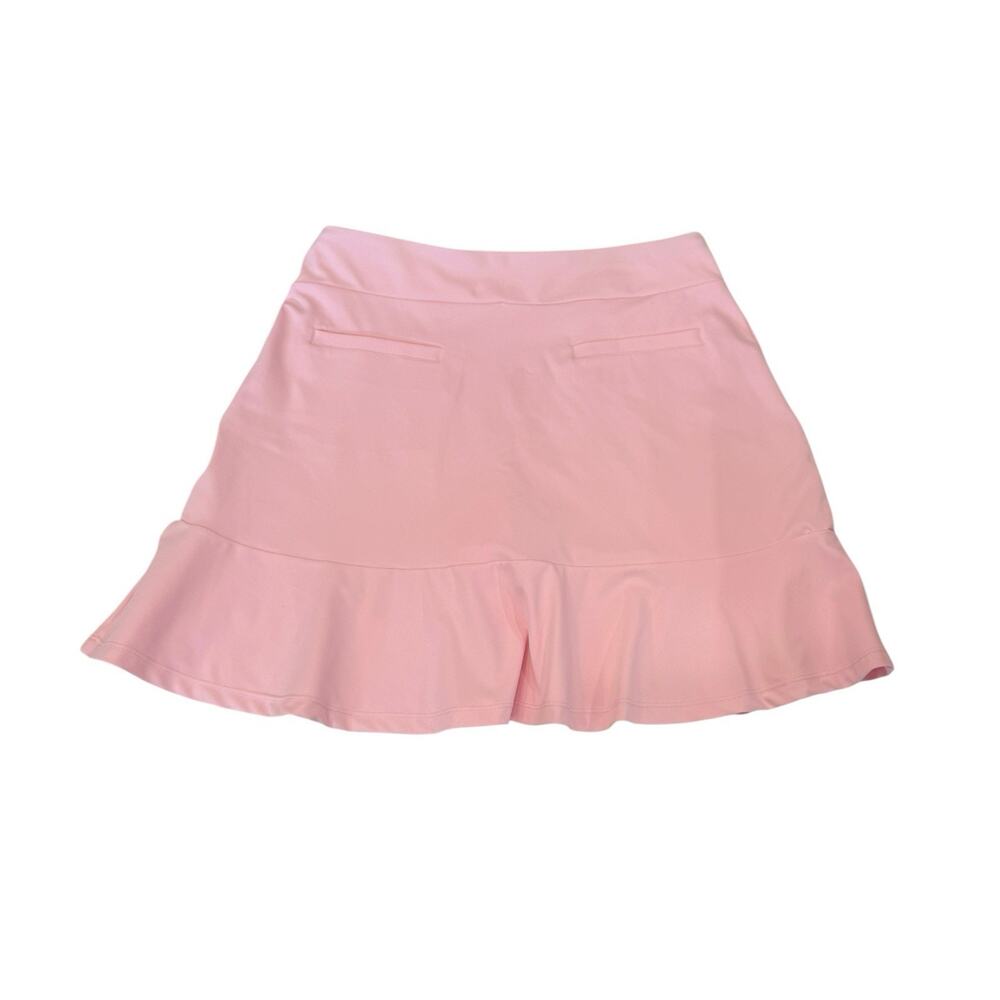aCEGOLFS Pink Tennis Golf Skirt Skort Pockets Women's Size L Large Pull On